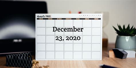 December 23, 2020 .